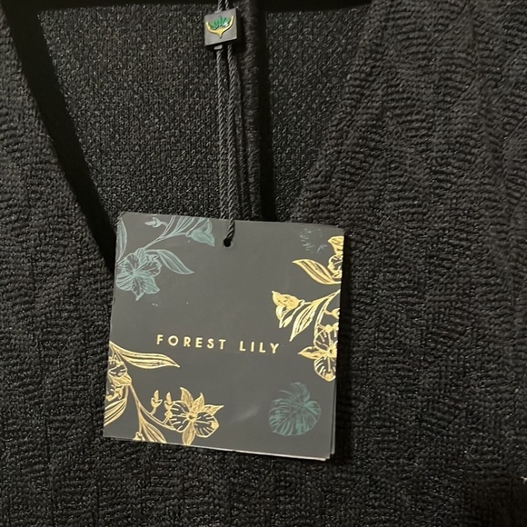 NWT Forest Lilly Black Super Maxi Sleeveless Dress a168 - Picture 2 of 8